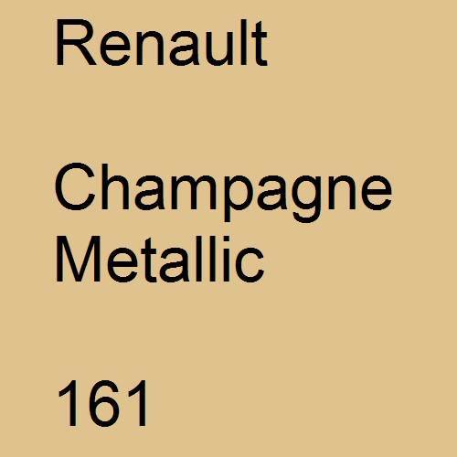 Renault, Champagne Metallic, 161.